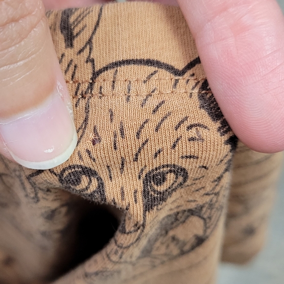 Mini Rodini organic brown fox family leggings - Picture 6 of 6